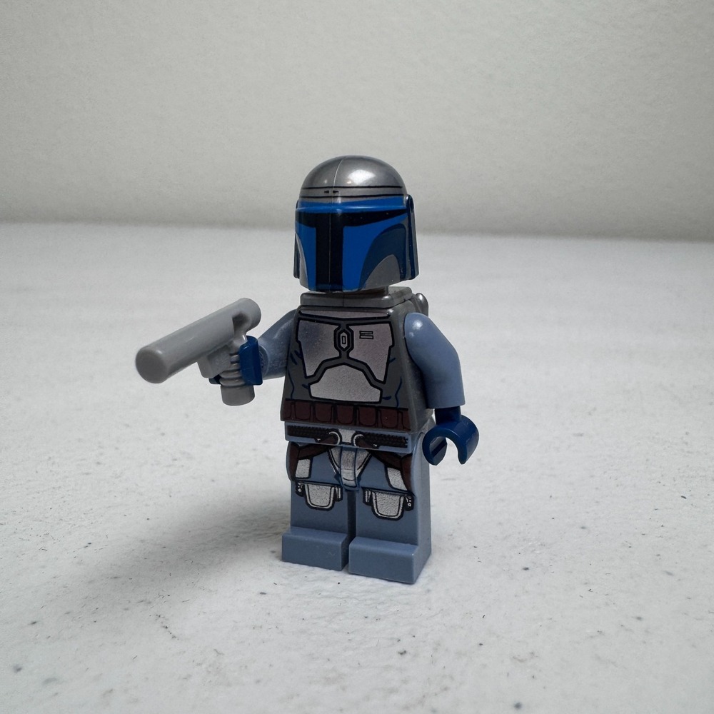 LEGO Star Wars Jango Fett Minifigure SW0468 Smiling Set 75015 + Jetpack